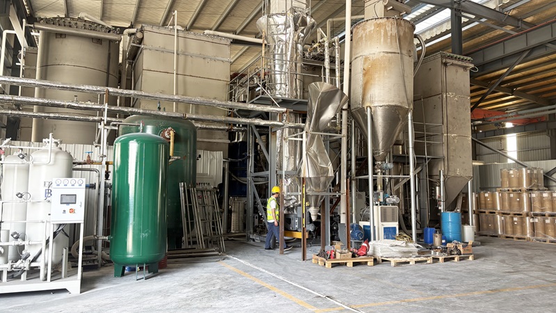 高溫模溫機在氣相二氧化硅生產控溫應用案例「歐能機械」